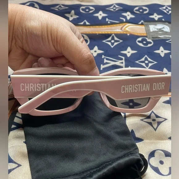 Dior Pink Designer Sunglasses - Picture 2 of 8